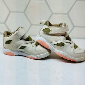 Nike Air jordan flight club 91 Unisex Baby Shoes Size 10c Boy/Girl green pink